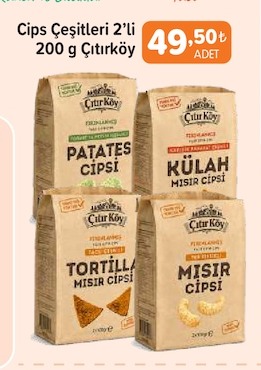 Cips Çeşitleri 2'Li 200 G Çıtırköy