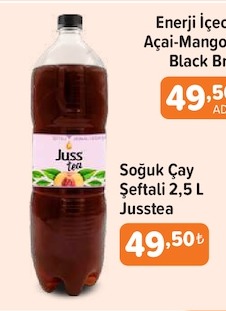 Soğuk Çay Şeftali 2,5 L Jussstea