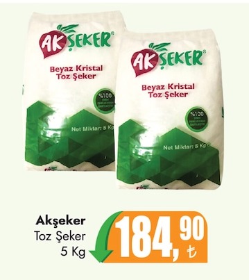 Akşeker Toz Şeker 5 Kg