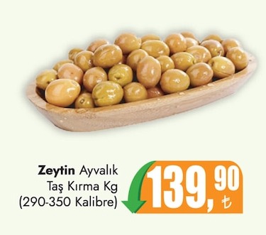 Zeytin Ayvalık Taş Kırma Kg (290-350 Kalibre)