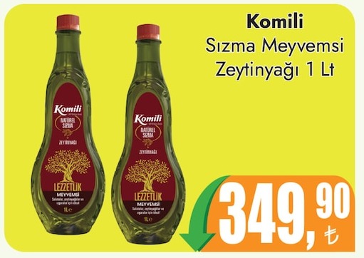 Komili Sızma Meyvemsi Zeytinyağı 1 Lt