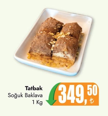 Tatbak Soğuk Baklava 1 Kg