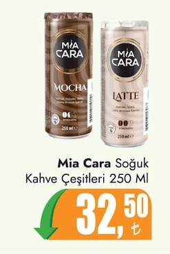 Mia Cara Soğuk Kahve Çeşitleri 250 Ml
