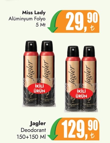 Jagler Deodorant 150+150 Ml
