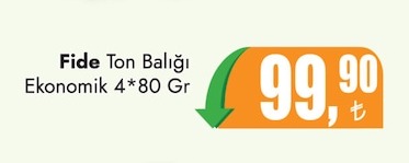 Fide Ton Baligi Ekonomik 4X80 Gr