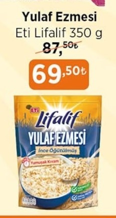 Eti Lifalif Yulaf Ezmesi 350G