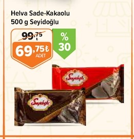 Helva Sade-Kakaolu 500 G Seyidoğlu