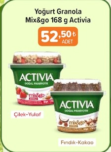 Activia Yoğurt Granola Mix&Go 168 G