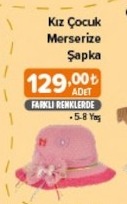 Kız Çocuk Merserize Şapka