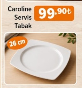 Caroline Servis Tabak 26 Cm