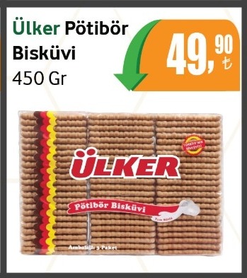 Ülker Pötibör Bisküvi 450 Gr