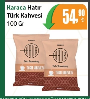 Karaca Hatır Türk Kahvesi 100 Gr