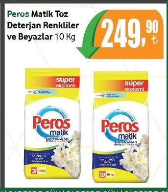 Peros Matik Toz Deterjan Renkliler Ve Beyazlar 10 Kg
