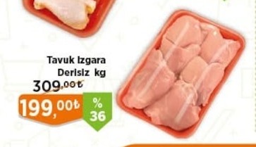 Tavuk Izgara Derisiz Kg