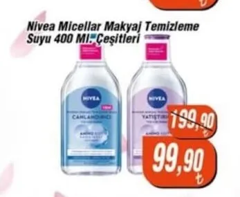 Nivea Micellar Makyaj Temizleme Suyu 400 Ml Çeşitleri