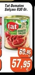 Tat Domates Salçası 830 Gr