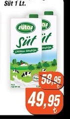 Sütaş Süt 1 Lt