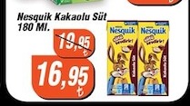 Nesquik Kakaolu Süt 180 Ml.
