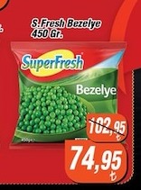 S.Fresh Bezelye 450 Gr.