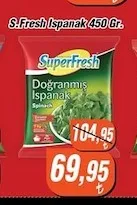 S.Fresh Ispanak 450 Gr.