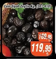 Cem Siyah Zeytin Kg. (381-410)