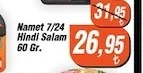 Namet 7/24 Hindi Salam 60 Gr.