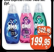 Omo Express Fresh 1400 Ml Çeşitleri