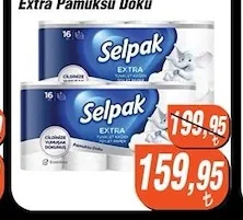 Selpak Extra Tuvalet Kağıdı 16'Lı