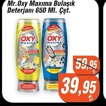 Mr.Oxy Maxima Bulaşık Deterjanı 650 Ml Çst