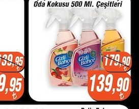 Oda Kokusu 500 Ml Çeşitleri