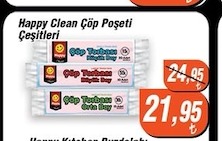 Happy Clean Çöp Poşeti Çeşitleri