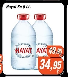 Hayat Su 5 Lt