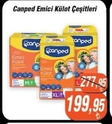 Canped Emici Külot Çeşitleri