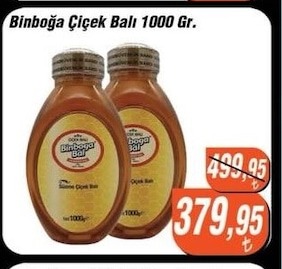 Binboğa Çiçek Balı 1000 Gr.