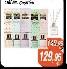 Happy Oda Kokusu 100 Ml Çeşitleri