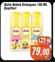 Dalin Bebek Kolonyası 150 Ml Çeşitleri