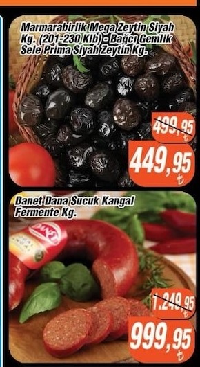 Marmarabirlik Mega Zeytin Siyah Kg.