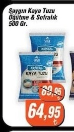 Saygın Kaya Tuzu Öğütme & Sofralık 500 Gr