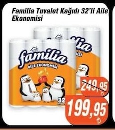 Familia Tuvalet Kağıdı 32'Li Aile Ekonomisi