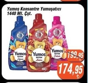 Yumoş Konsantre Yumuşatıcı 1440 Ml. Çst.
