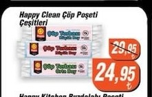 Happy Clean Çöp Poşeti Çeşitleri