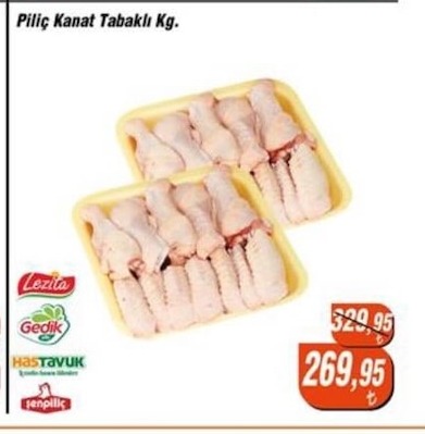 Piliç Kanat Tabaklı Kg