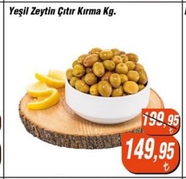 Yeşil Zeytin Çıtır Kırma Kg