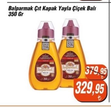 Balparmak Çıt Kapak Yayla Çiçek Balı 350 Gr