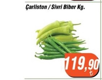 Çarliston / Sivri Biber Kg