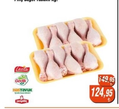 Piliç Baget Tabaklı Kg