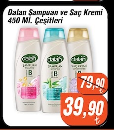 Dalan Şampuan Ve Saç Kremi 450 Ml. Çeşitleri