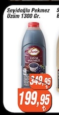 Seyidoğlu Pekmez Üzüm 1300 Gr.