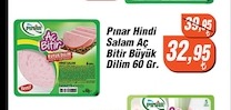 Pinar Hindi Salam Aç Bitir Büyük Dilim 60 Gr.