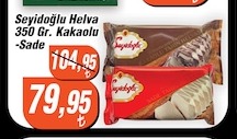 Seyidoğlu Helva 350 Gr. Kakaolu - Sade